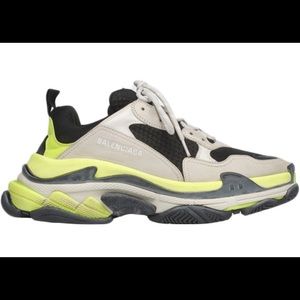 Balenciaga Triple S Yellow Grey